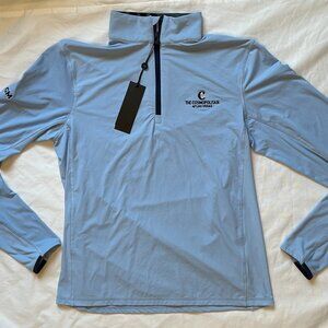 Greyson Pullover Men's Small LT Blue Quarter Zip Golf Performance MGM Embroider